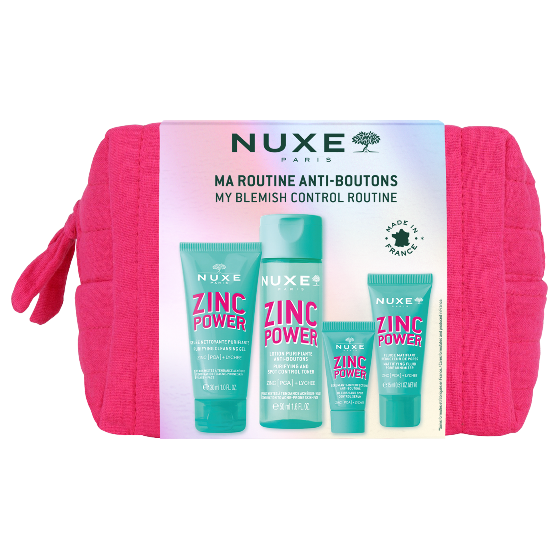 Nuxe Zinc Power Travel Kit